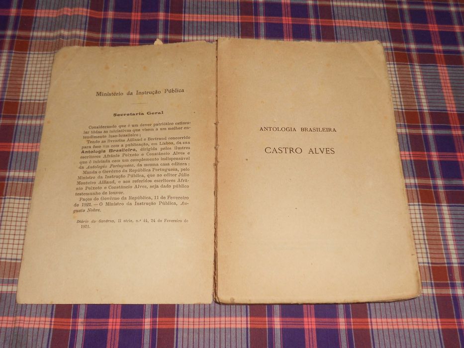 Antologia Brasileira - Castro Alves - 2a edicao 1921