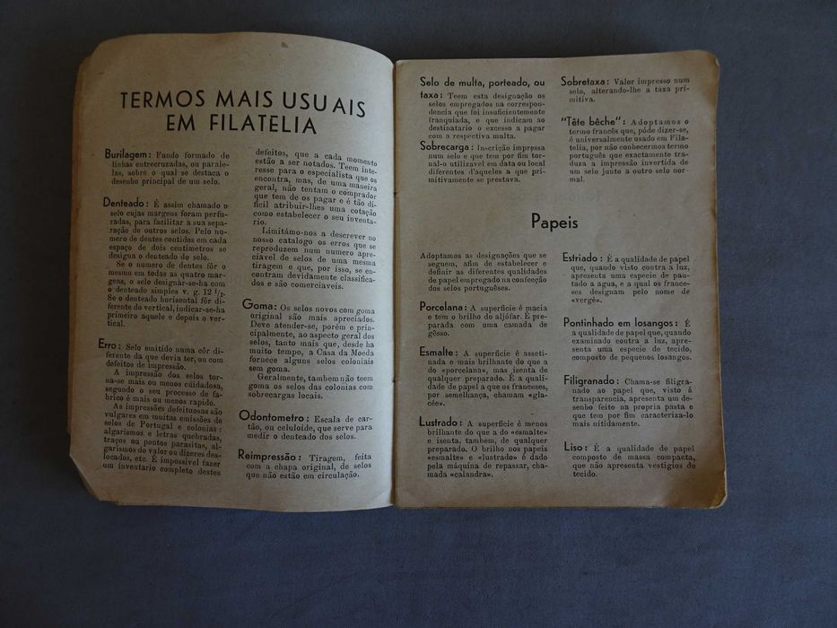 Livro Catálogo de selos postais de Portugal e Colónias 1947 - A Simões