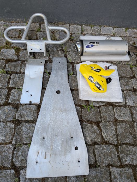 Escape Ponteira White Brothers TRX 400 + Peças ! Oportunidade !
