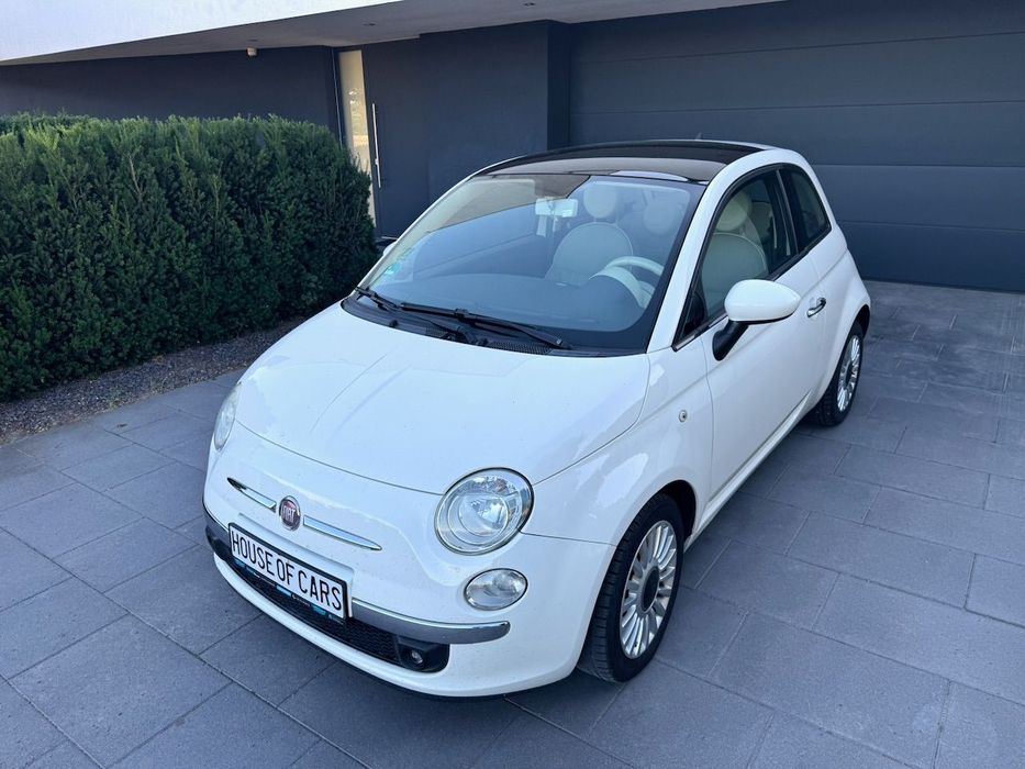 Fiat 500 Idealny, 1000% bezwypadkowy, znikomy przebieg 91k, zarejestrowany
