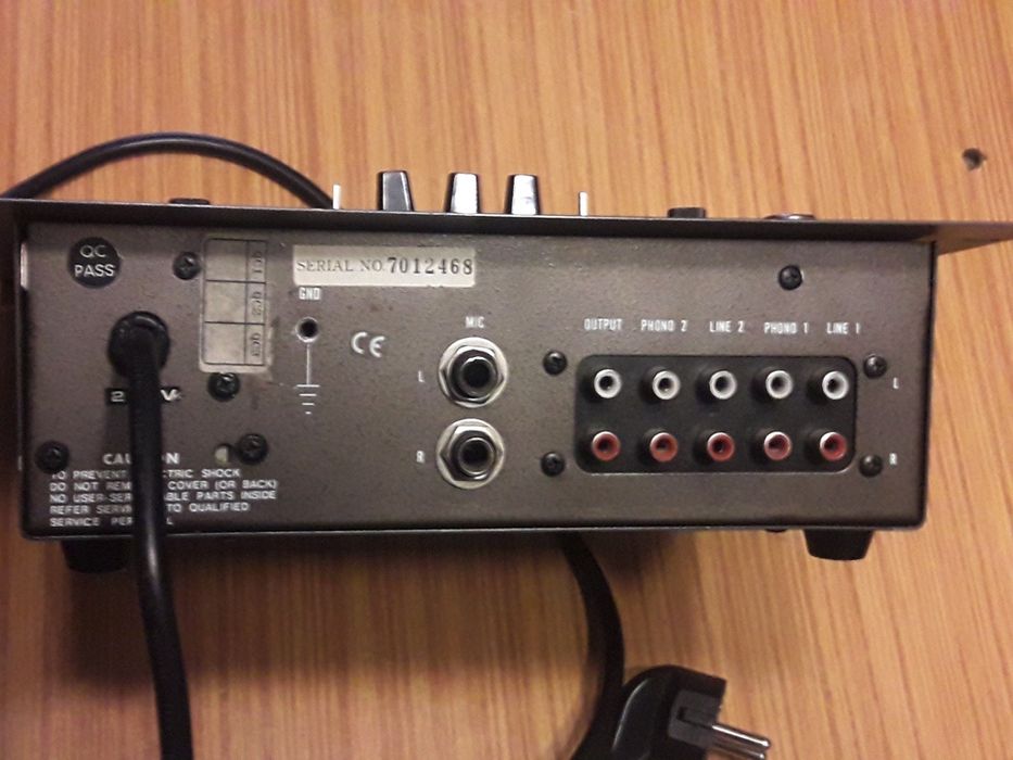MIKSER audio Z EQUALIZEREM BETTER SL-210 stereo mixer
