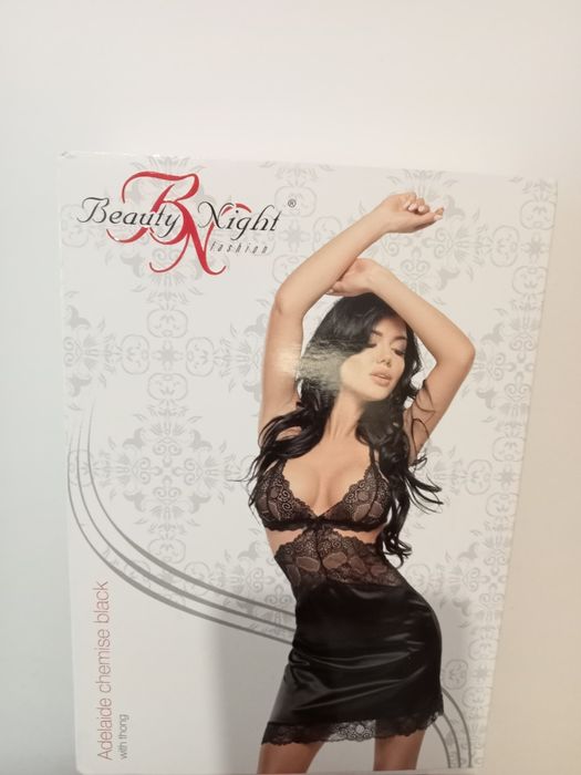 Camisa de noite com renda Nova