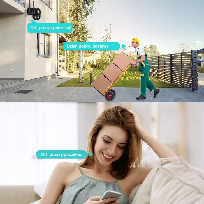 Bezprzewodowa Kamera Zewnętrzna Wifi Digicam 2.0 Full HD