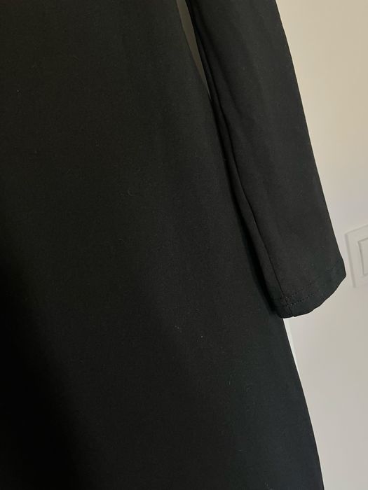 Czarna dluga sukienka klasyczna rozmiar s