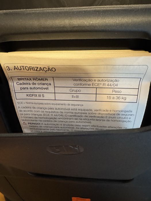 Cadeira Auto iSofix Britax Römer KIDFIX III S Cool Flow Silver