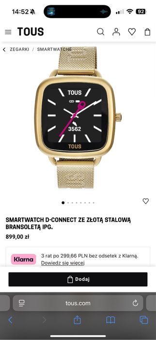 Smartwatch D-CONNECT Tous