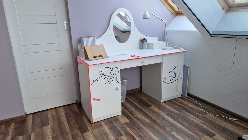 meble dla dziewczynki MEBLIK   dobry stan,  komplet