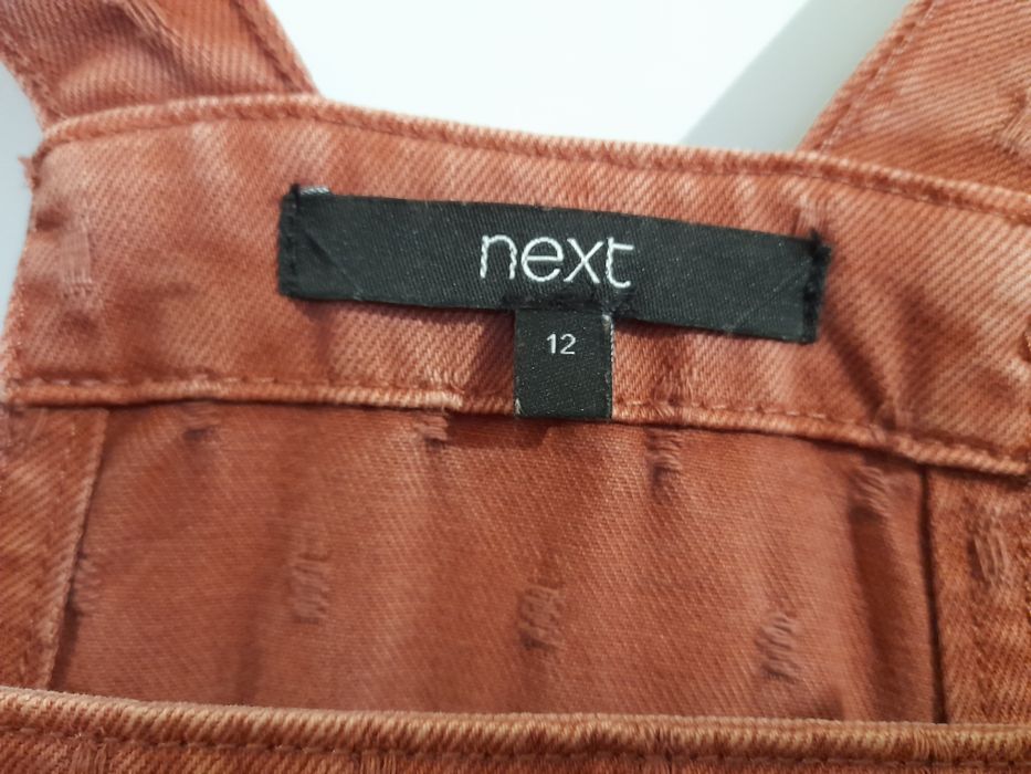 Жіночий джинсовий комбінезон з шортами Next