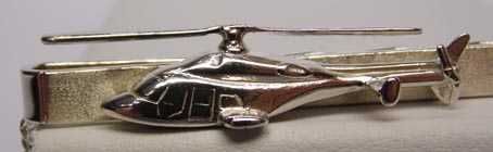 Srebrna spinka helikopter