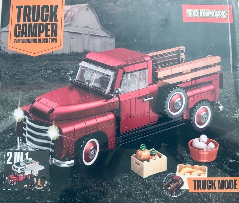 Klocki Camper i Pick-up 2w1 klocki konstrukcyjne 2188 szt W002/4