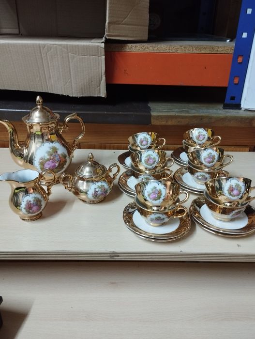 Conjunto café em porcelana