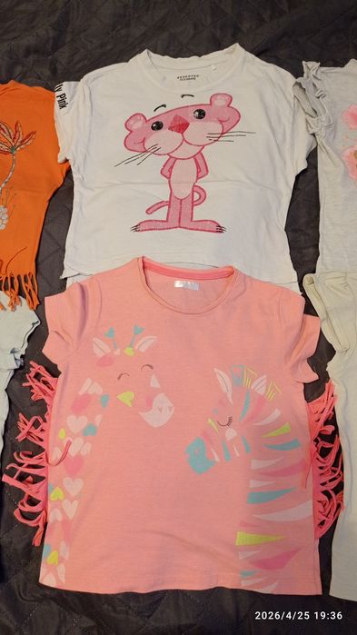 8 t-shirt dla dziewczynki r 116