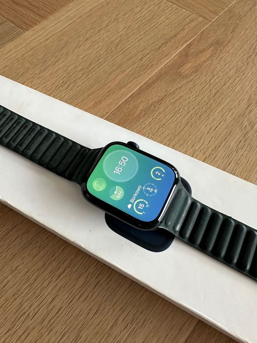 Apple Watch serii 8 45 mm MIDNIGHT GPS PERFEKCYJNY 100% bateria