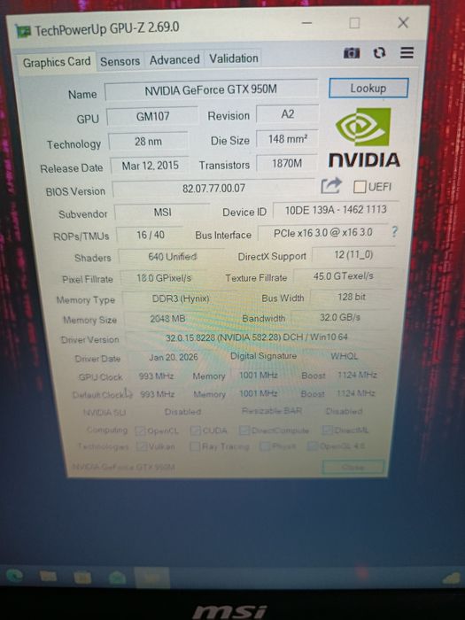 MSI GP60 Leopard Pro