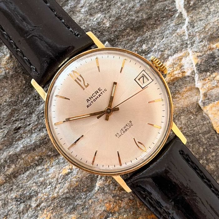 Zegarek Ancre Ultramatic - Hermann Becker - 14k Złoto - 1960s