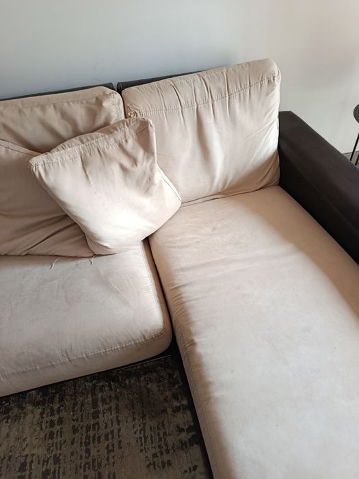 Sofá com chaiselongue