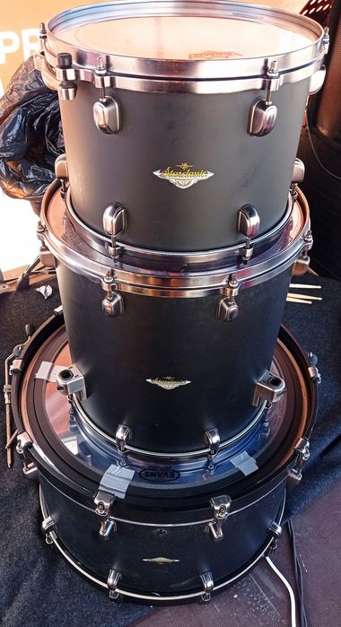 Tama starclassic maple MA34CZ Flat black zestaw perkusyjny perkusja