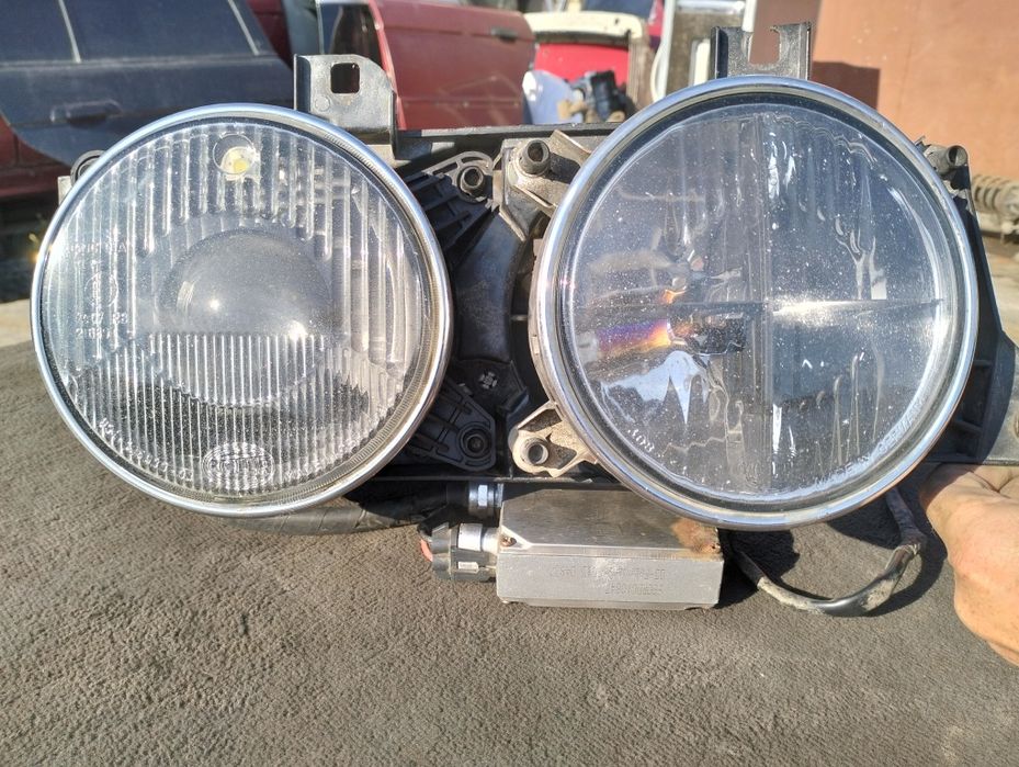 Фари Hella Black, BMW e34, e32