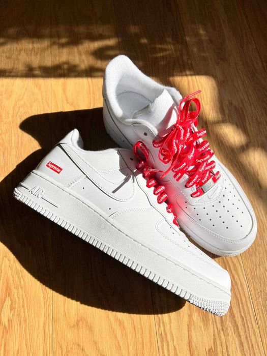Nike Air Force 1 Low Supreme White R.38
