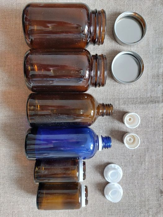 Sloiki szklane zakrętka handmade