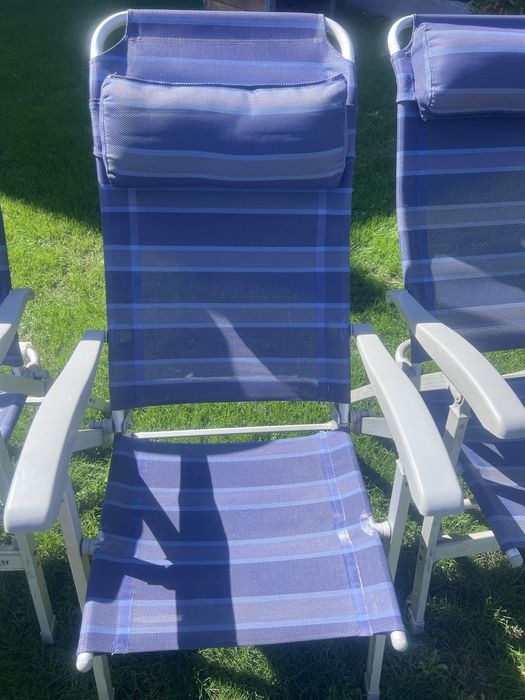 Berger- krzesla kempingowe 4 szt.