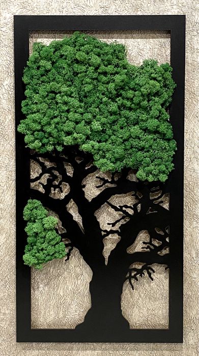 Картина Дерево з стабілізованого моху