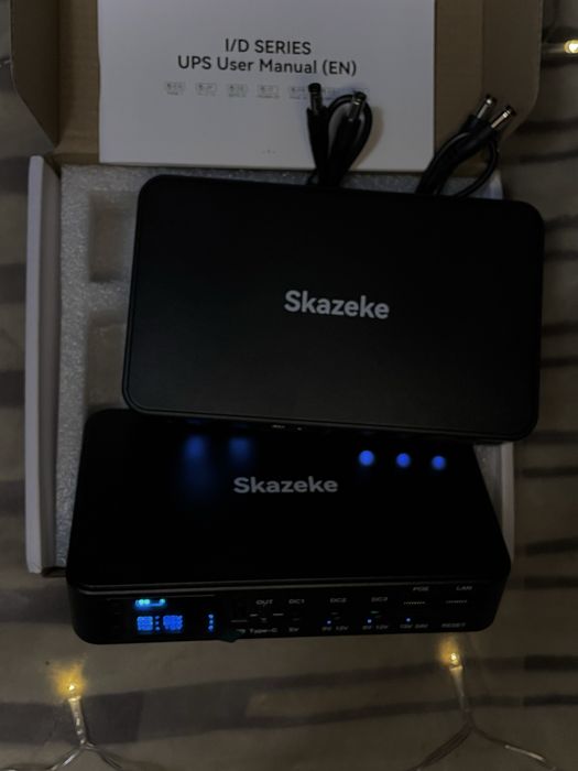 Ups / Дбж / Battery Backup Skazeke — PoE, 24V/12V, Упс для роутера/ONU