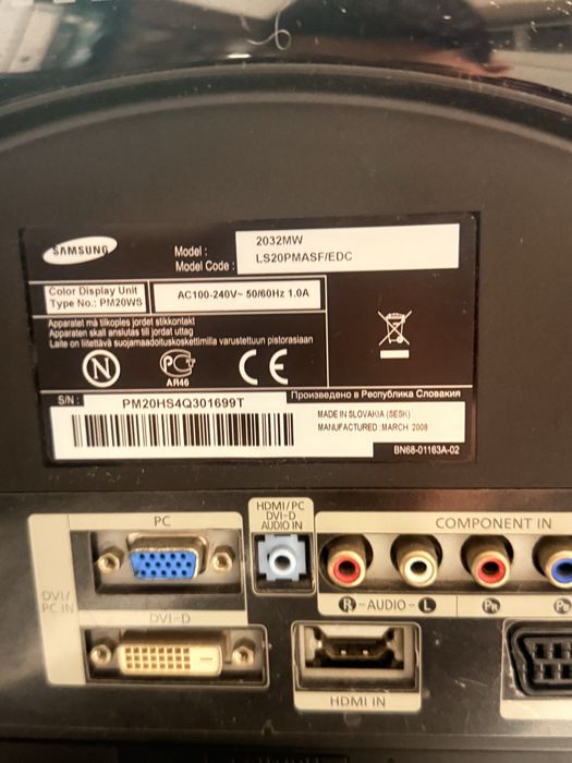 Televisão SAMSUNG 20 polegadas