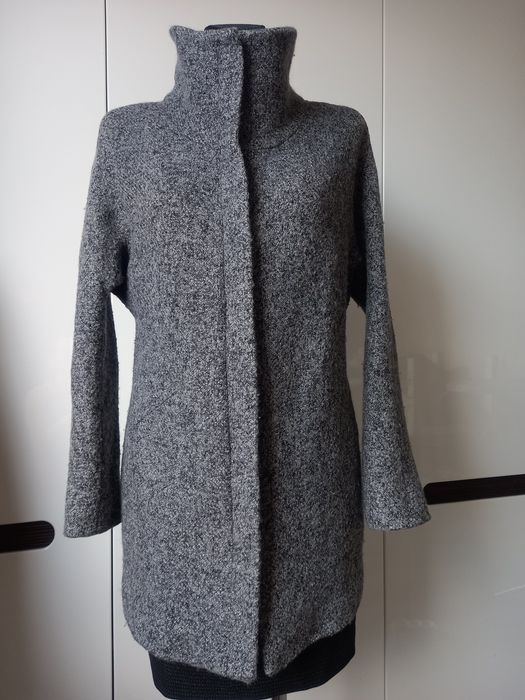 Przepiękny płaszczyk trencz parka szary Lalous M, 38 must have