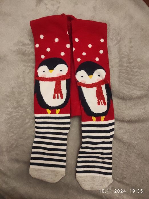 Колготки для дівчинки новорічні