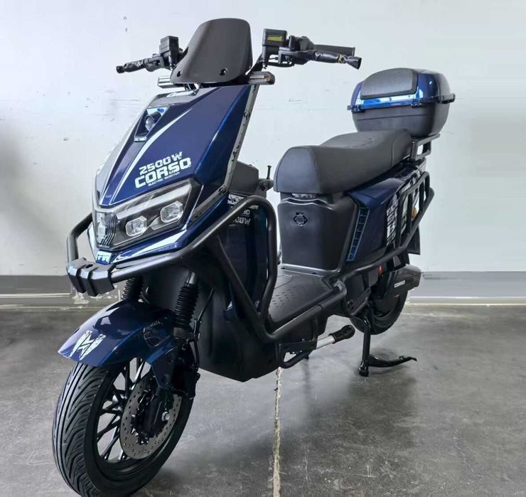 50% НА ДОСТАВКУ! Електричний мопед Corso Bullet 2500W/72V/40Ah