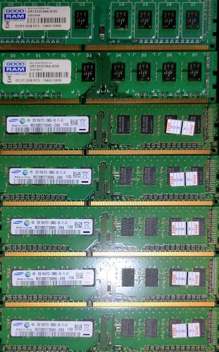 DDR3 Samsung GoodRam 2gb 1333MHz PC3-10600U 2R8