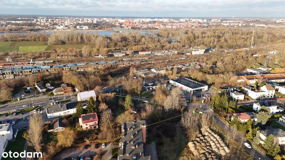 Działka wielorodzinna, 3 kondygnacje z MPZP, ul Hallera 2 w Toruniu - Widok 2