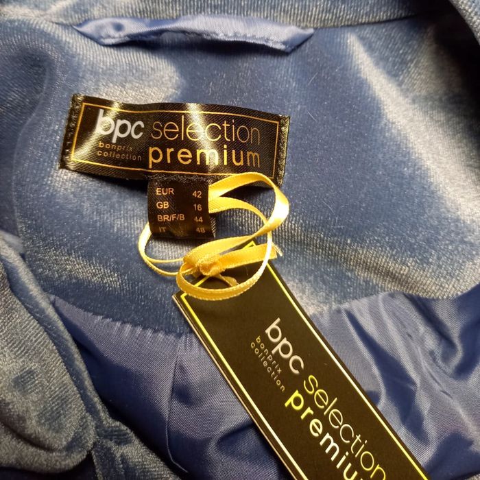 Niebieska marynarka typu biker Bonprix rozm. 42