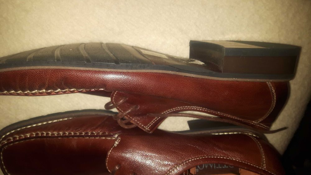 Buty męskie skórzane 43