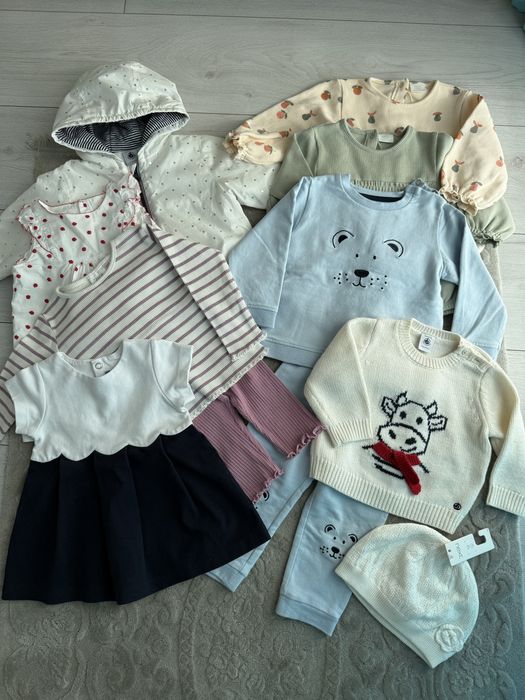 Набор одежды для девочки 6-12 месяцев (Jacadi, Next, Zara, Mayoral)