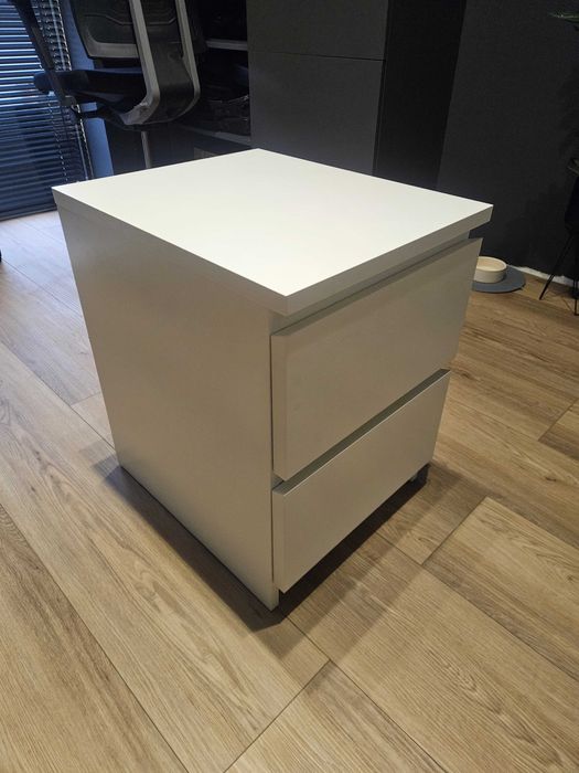 Ikea Malm Komoda, 2 szuflady, biały, 40x55 cm 2szt.