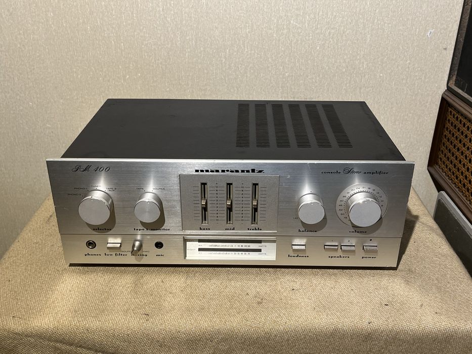 Музыкальный транзисторный HI-FI усилитель MARANTZ PM-400 (2х45Вт)