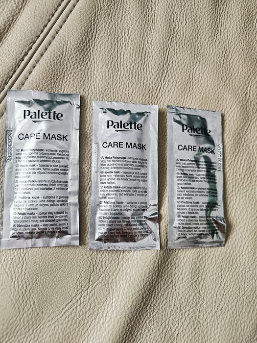 Nowe odżywki do włosów Palette Care Mask 3 sztuki