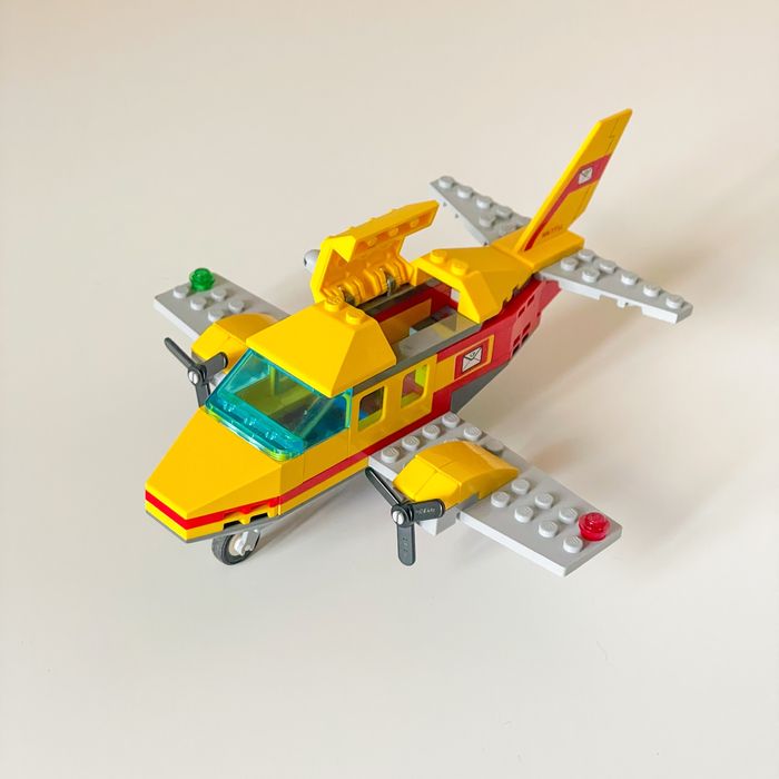 Lego 7731 e 7732 Air Mail/Van Conjunto 2008 Completo com Instruções
