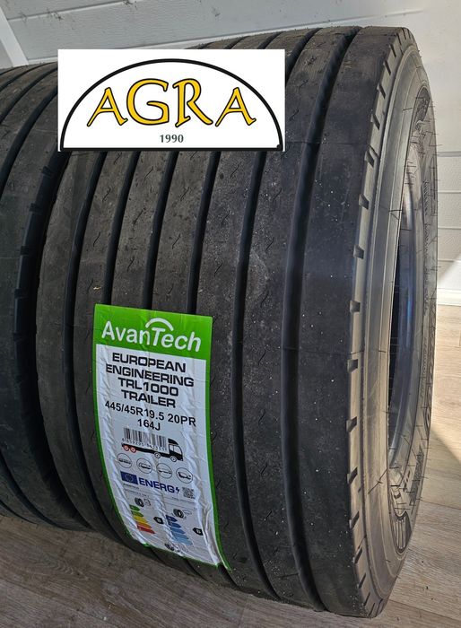 445/45R19.5 (970netto) AVANTECH opona nowa naczepa mega mocna