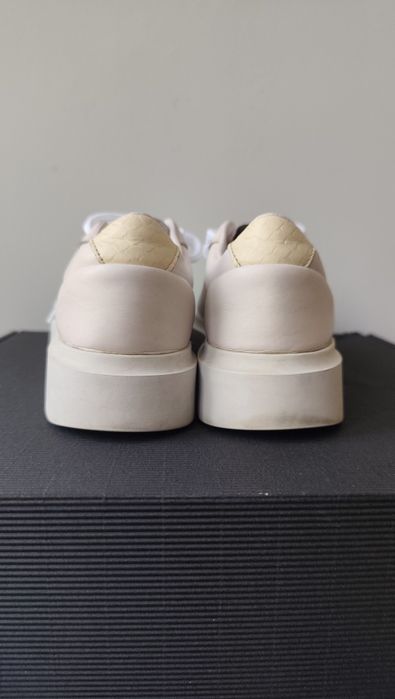 Skórzane sneakersy Adidas Sleek Super platforma 39 40 pudrowy róż wysmuklające
