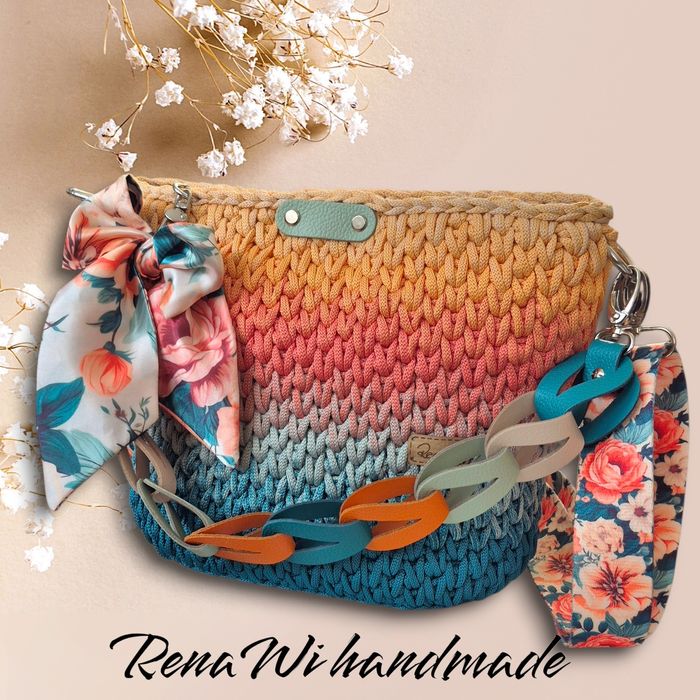 Torebka koszyk Jula handmade