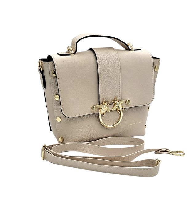 Torebka kuferek LAURA BIAGGI pszczółki beż