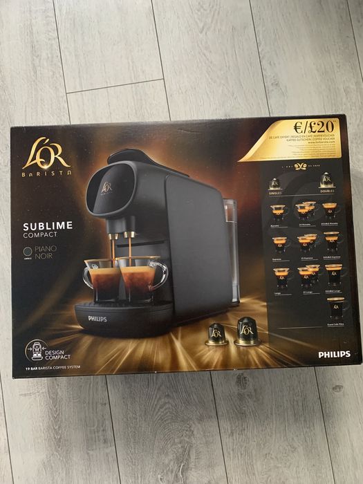 Philips Lor Barista sublime compact piano noir LM9012