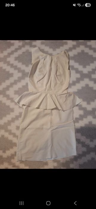 Elegancki biały komplet S