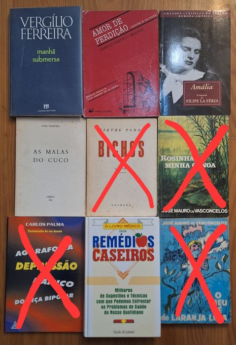 Vários Livros de vários autores