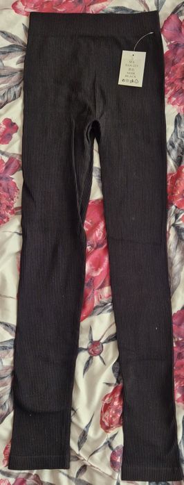 Nowe z metką leginsy prążek