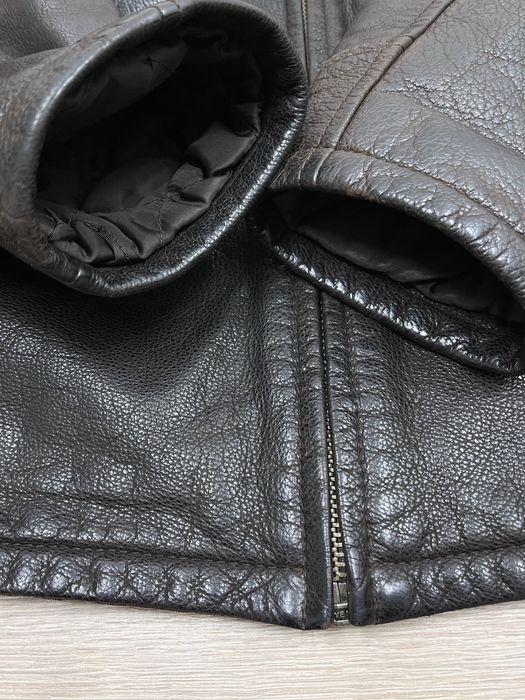 Hein Gericke M L шкіряна мото куртка пілот авіатор коричнева байк