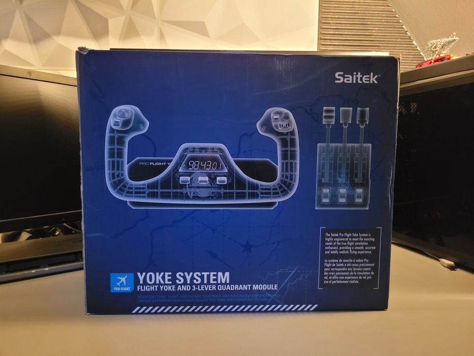 Wolant Logitech G Saitek Pro Flight Yoke System